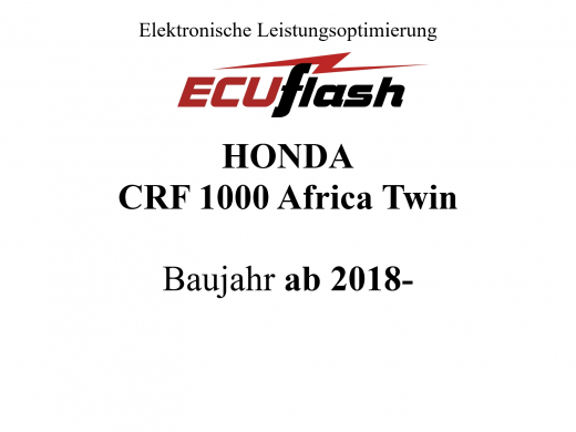 ECUflash Honda CRF1000 AFRICA TWIN  BJ 18-