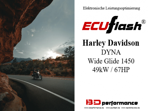 ECUflash - HD Dyna Wide Glide 1450 - 49kW/67HP