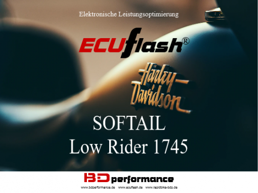 ECUflash - HD SOFTAIL Low Rider 1745 - 64kW/87HP