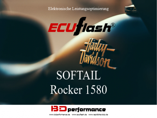 ECUflash - HD SOFTAIL Rocker 1580 - 62kW/84HP