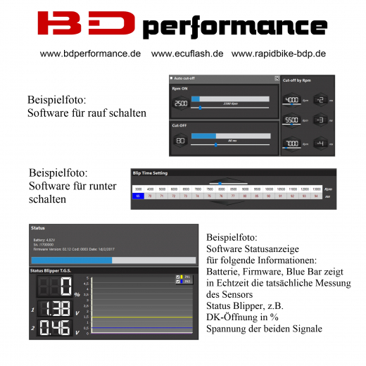 RB Up/Down Shift in Verbindung mit EVO oder RACING Modul