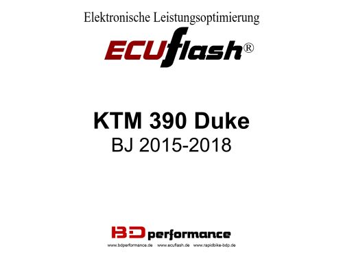 ECUflash KTM 390 Duke BJ 2015-2018 Euro 3 - siehe Details