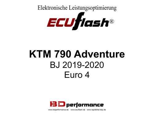 ECUflash KTM 790 Adventure BJ 2019-2020 Euro 4