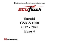 ECUflash - SUZUKI GSX-S 1000 / 2017->2020 Euro4