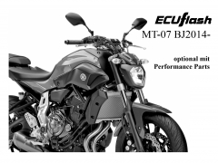 ECUflash Yamaha MT07 ab BJ14-16